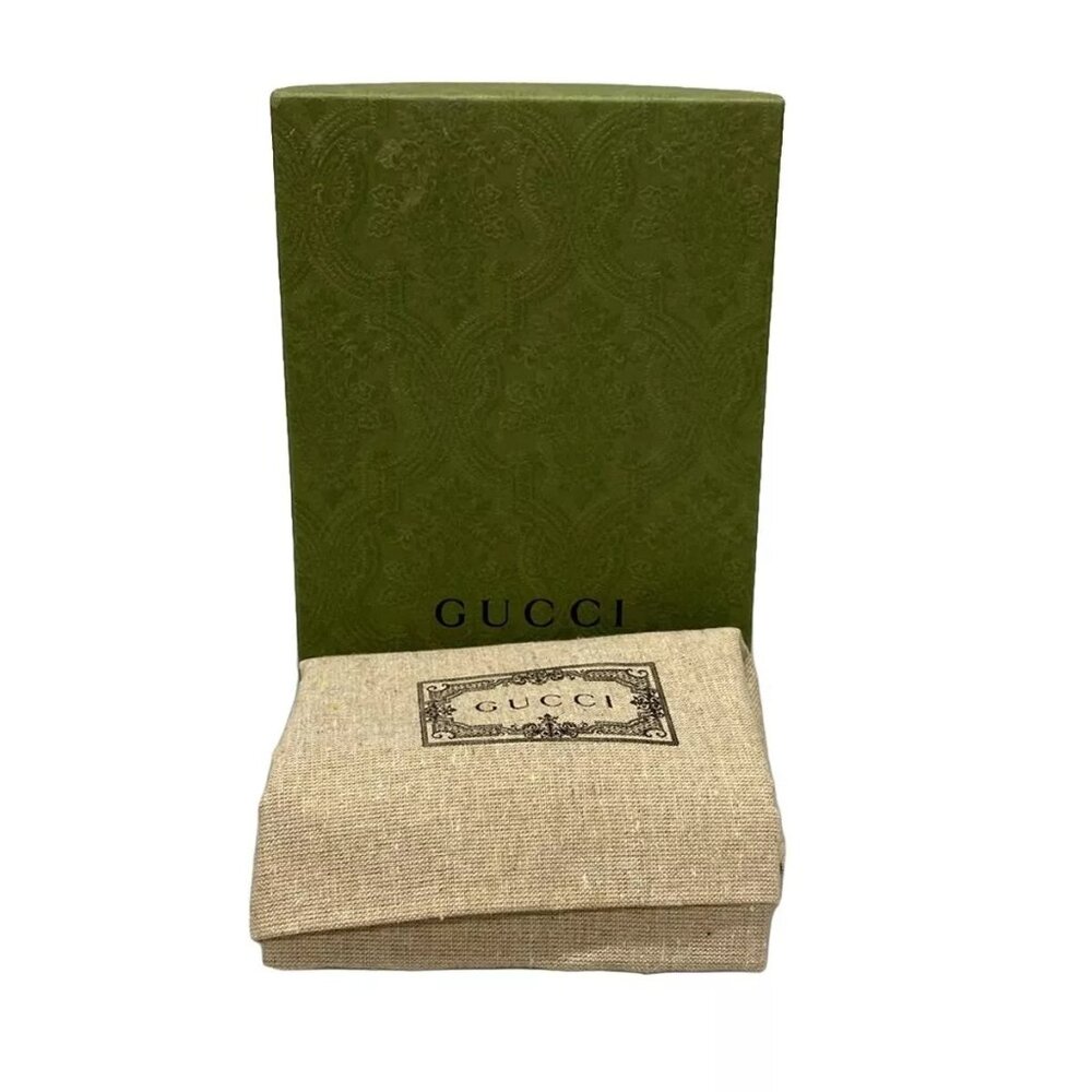 GUCCI Dionysus GG Super Mini Bag Navy Beige Dark Brown Denim Leather 1208-101424 - Picture 14 of 14